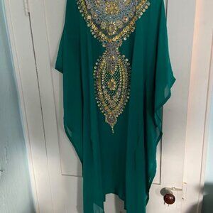 Long flowing ornate top